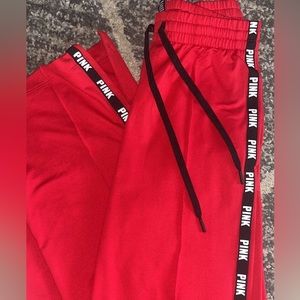 Red pants from PINK great condition